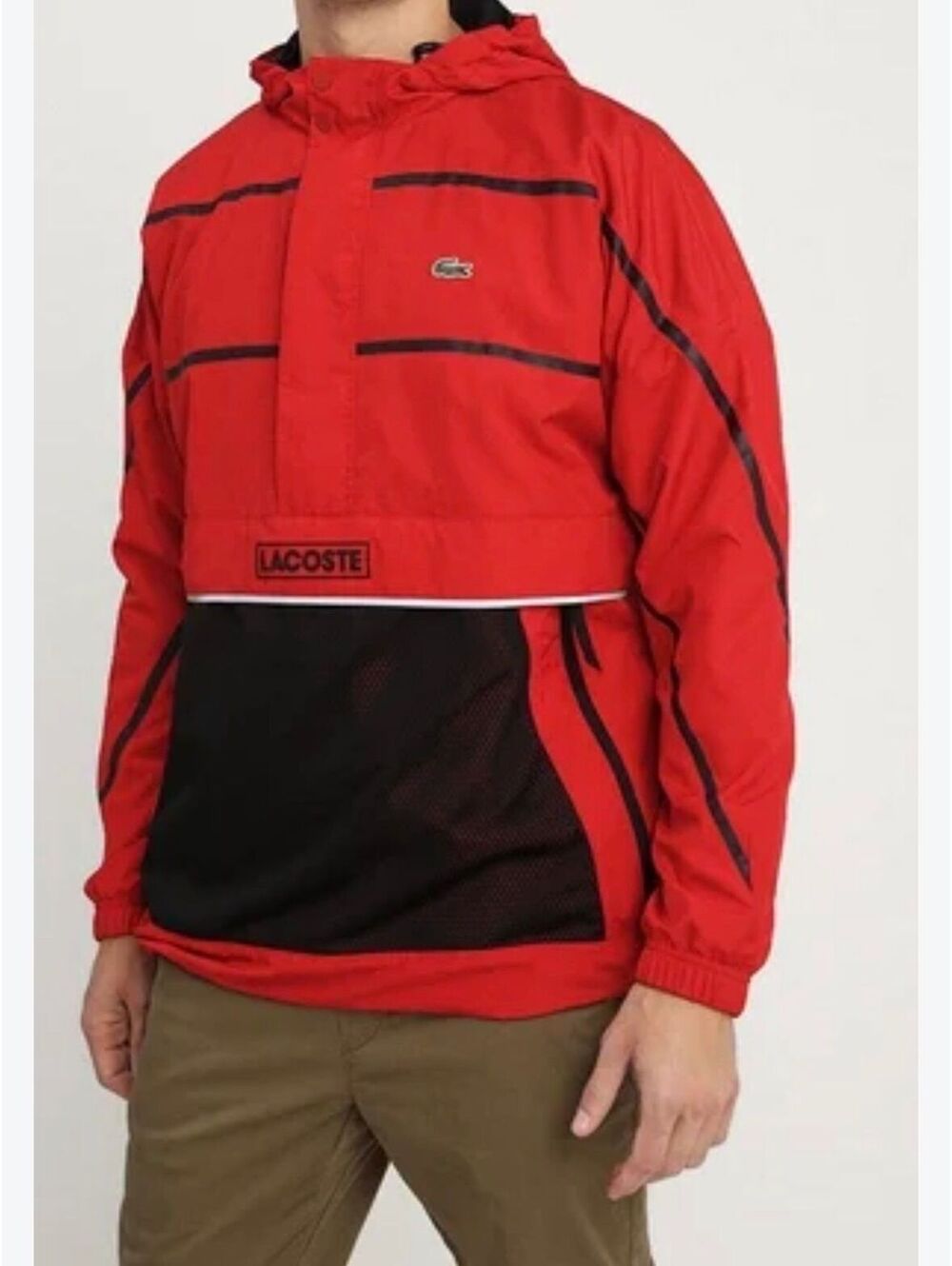 NWT Lacoste Sport 1/2 zip pullover Large